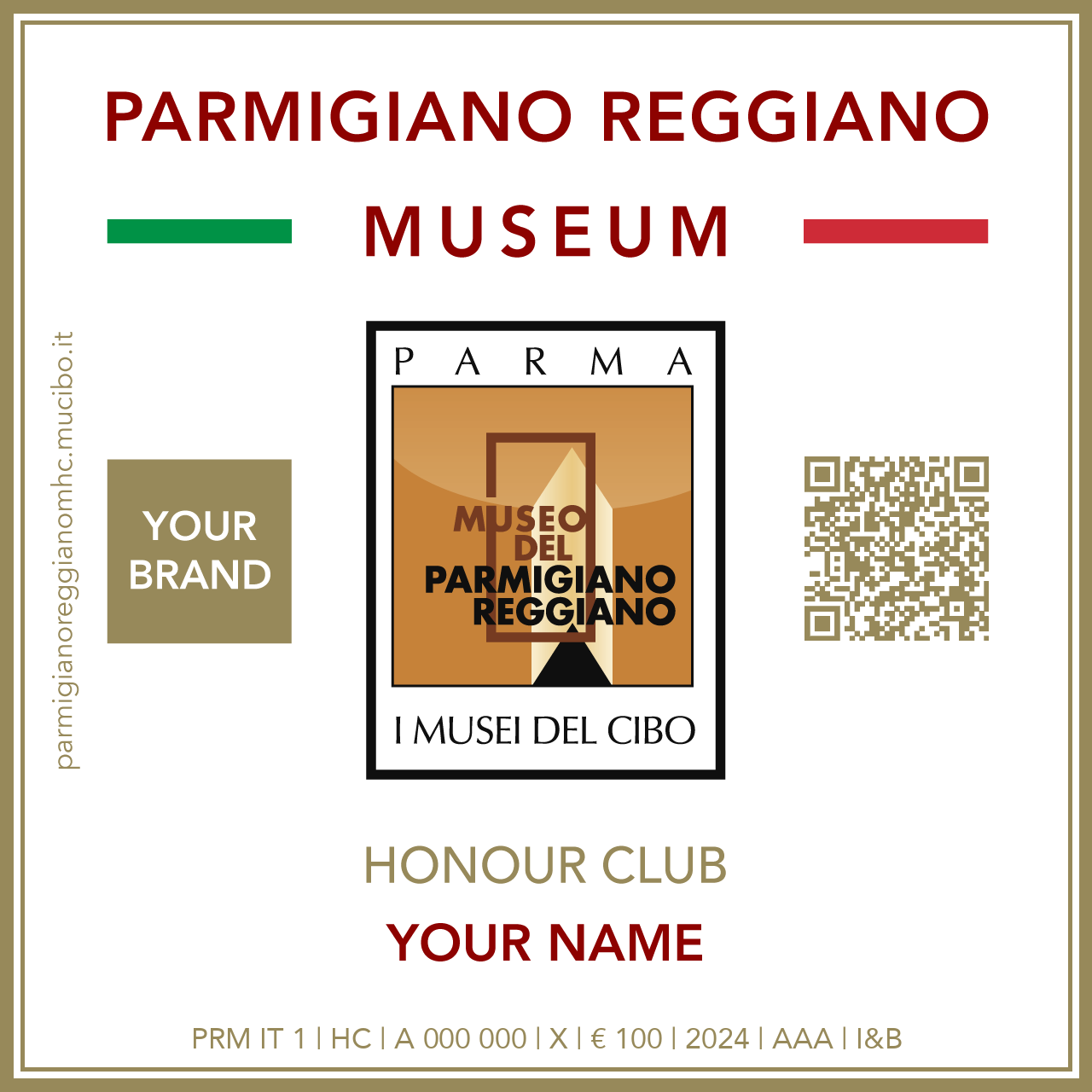 Parmigiano Reggiano Museum Honour Club - Token - IL TUO BRAND